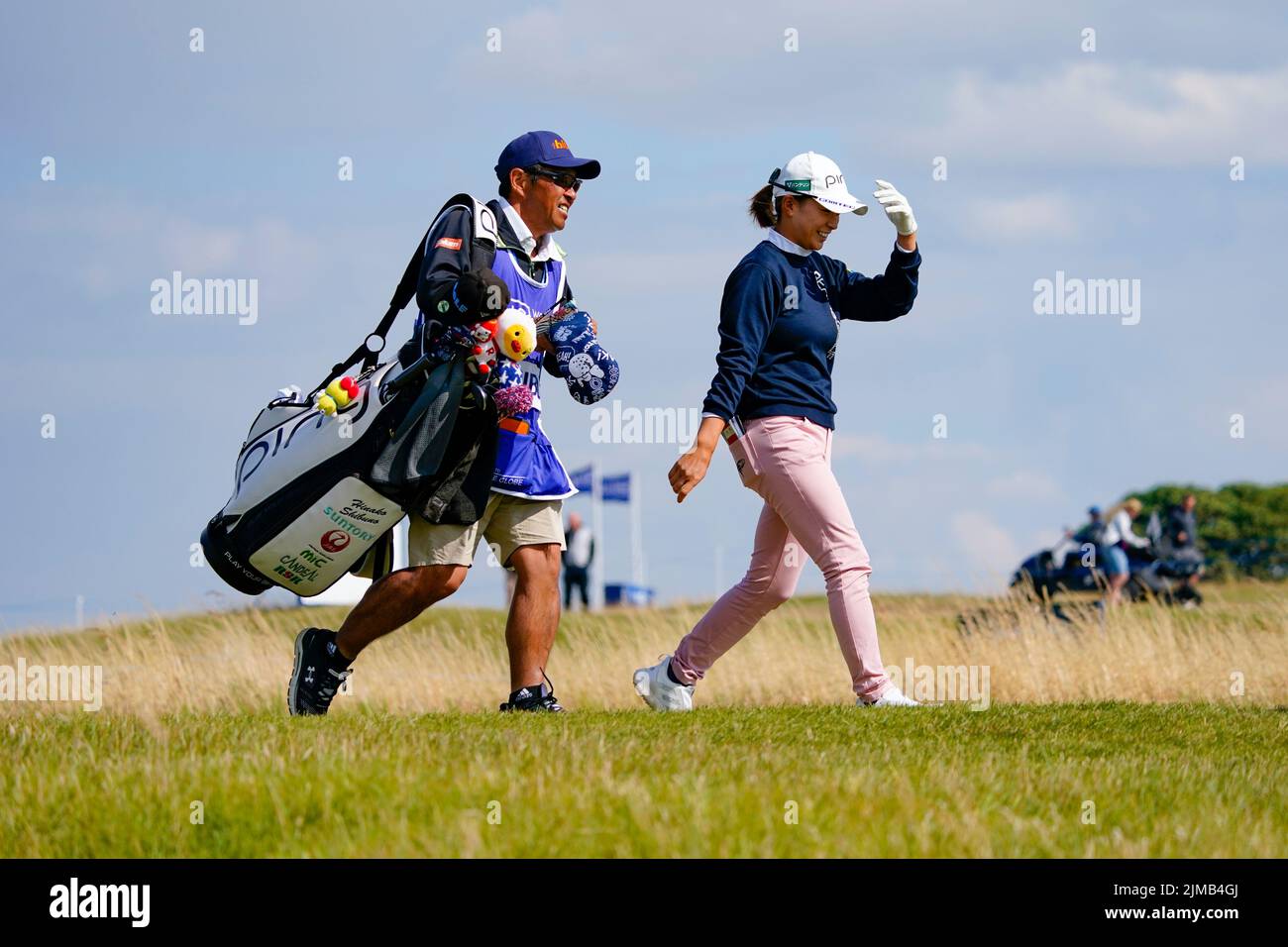 Gullane, Scotland, UK. 5th August 2022. Second round of the AIG Women’s