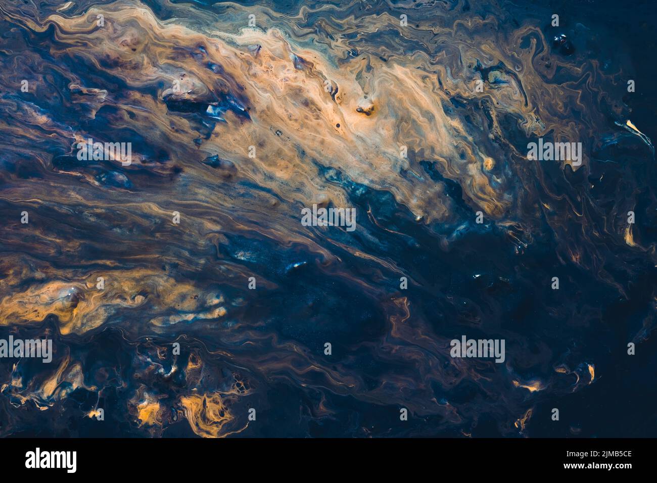 abstract yellow blue paint marbling art background Stock Photo Alamy