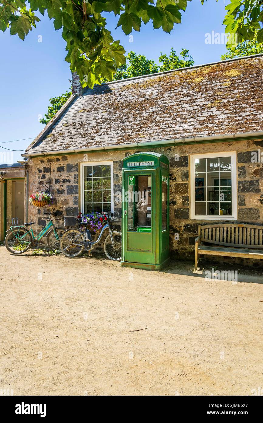 Visitor Centre and Heritage Room, Sark, Channel Island Stock Photo