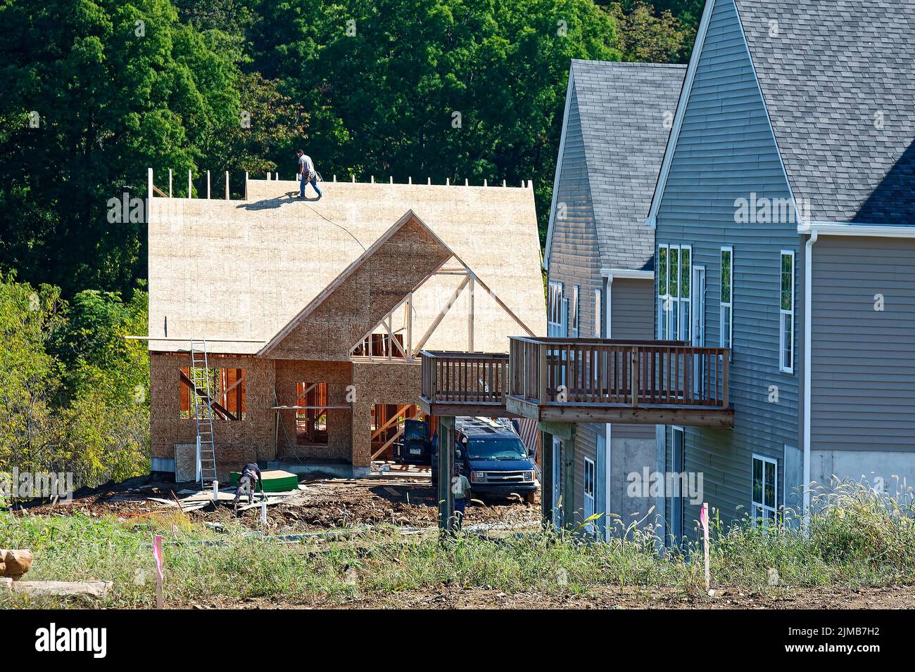 Finished houses hires stock photography and images Alamy