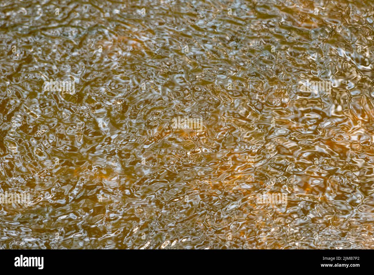 Wrinkles and movement in the water Stock Photo - Alamy