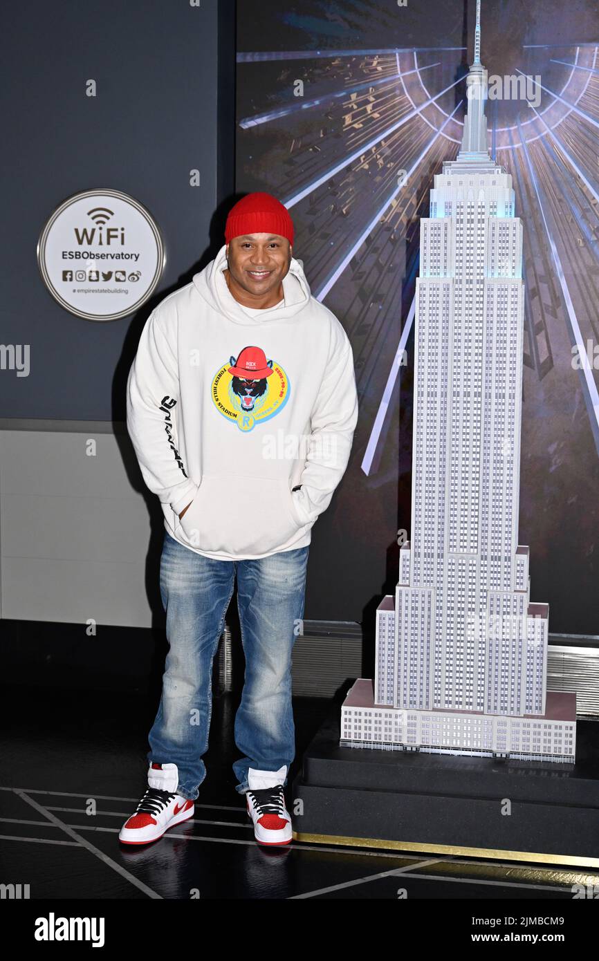 LL Cool J lights the Empire State Building to celebrate the Rock the