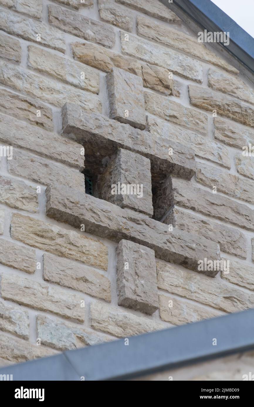 The exterior of the museum, memorial of Vassieux en Vercors Stock Photo
