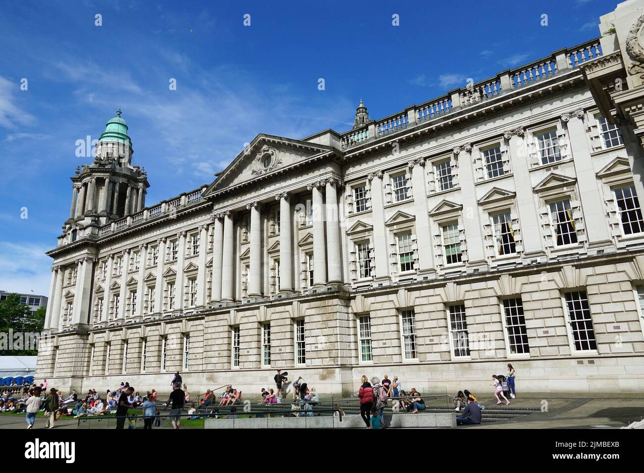 City Hall, Donegall Square, Belfast, Béal Feirste, Northern Ireland, Tuaisceart Éireann, United Kingdom, Europe Stock Photo