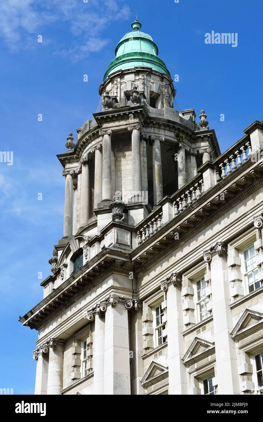 City Hall, Donegall Square, Belfast, Béal Feirste, Northern Ireland, Tuaisceart Éireann, United Kingdom, Europe Stock Photo