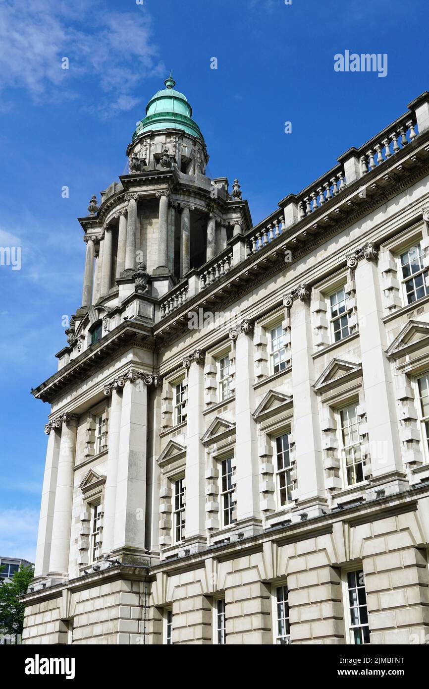 City Hall, Donegall Square, Belfast, Béal Feirste, Northern Ireland, Tuaisceart Éireann, United Kingdom, Europe Stock Photo