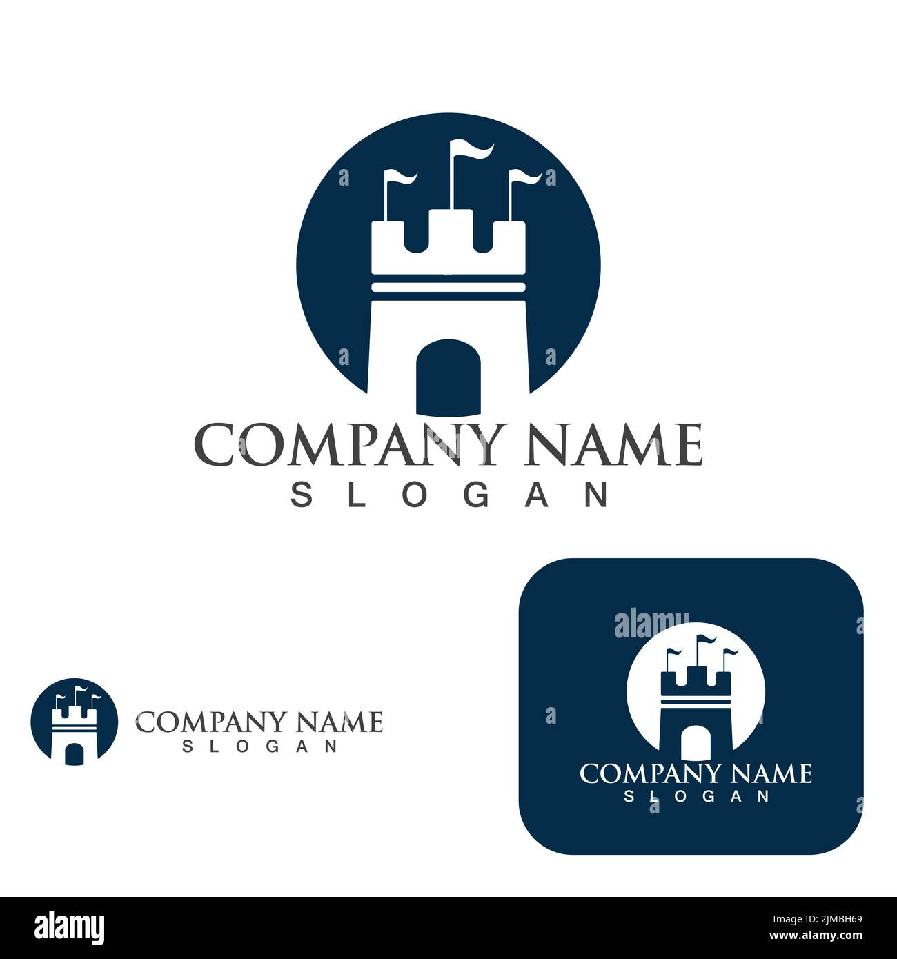 Fortress logo and symbol Stock Vector Image & Art - Alamy