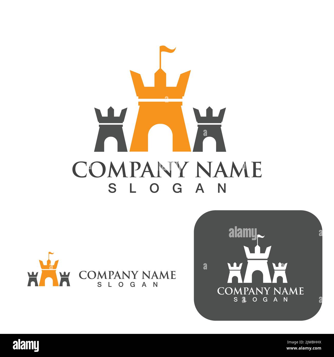 Fortress logo and symbol Stock Vector Image & Art - Alamy