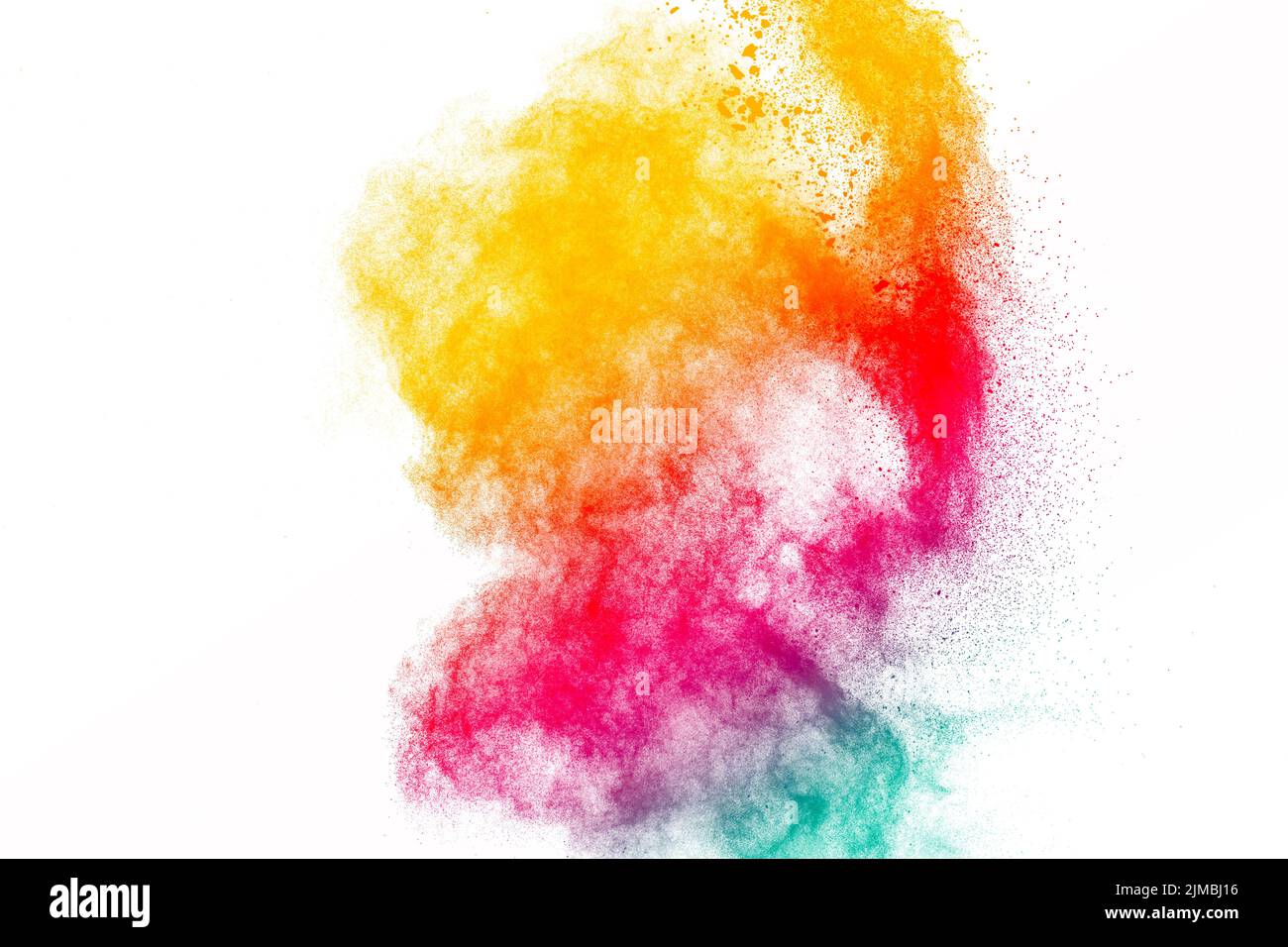Color Explosion White Background