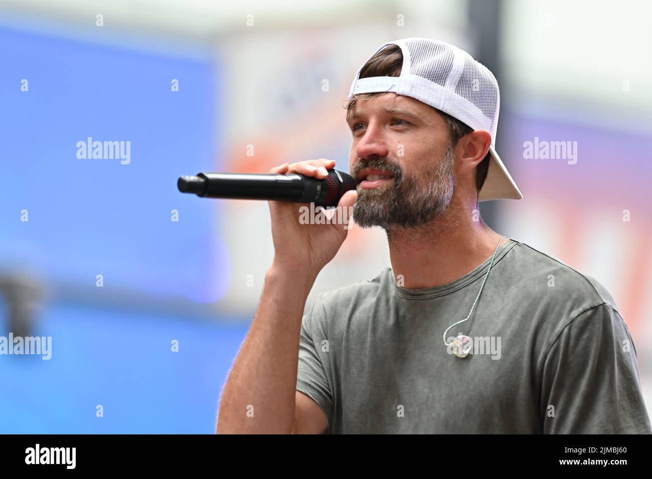 Walker Hayes on the Today Show on August 5, 2022 in New York. Stock Photo