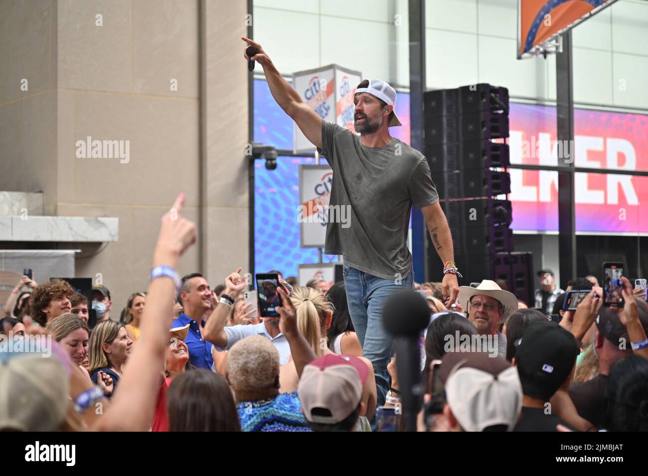 Walker Hayes on the Today Show on August 5, 2022 in New York Stock