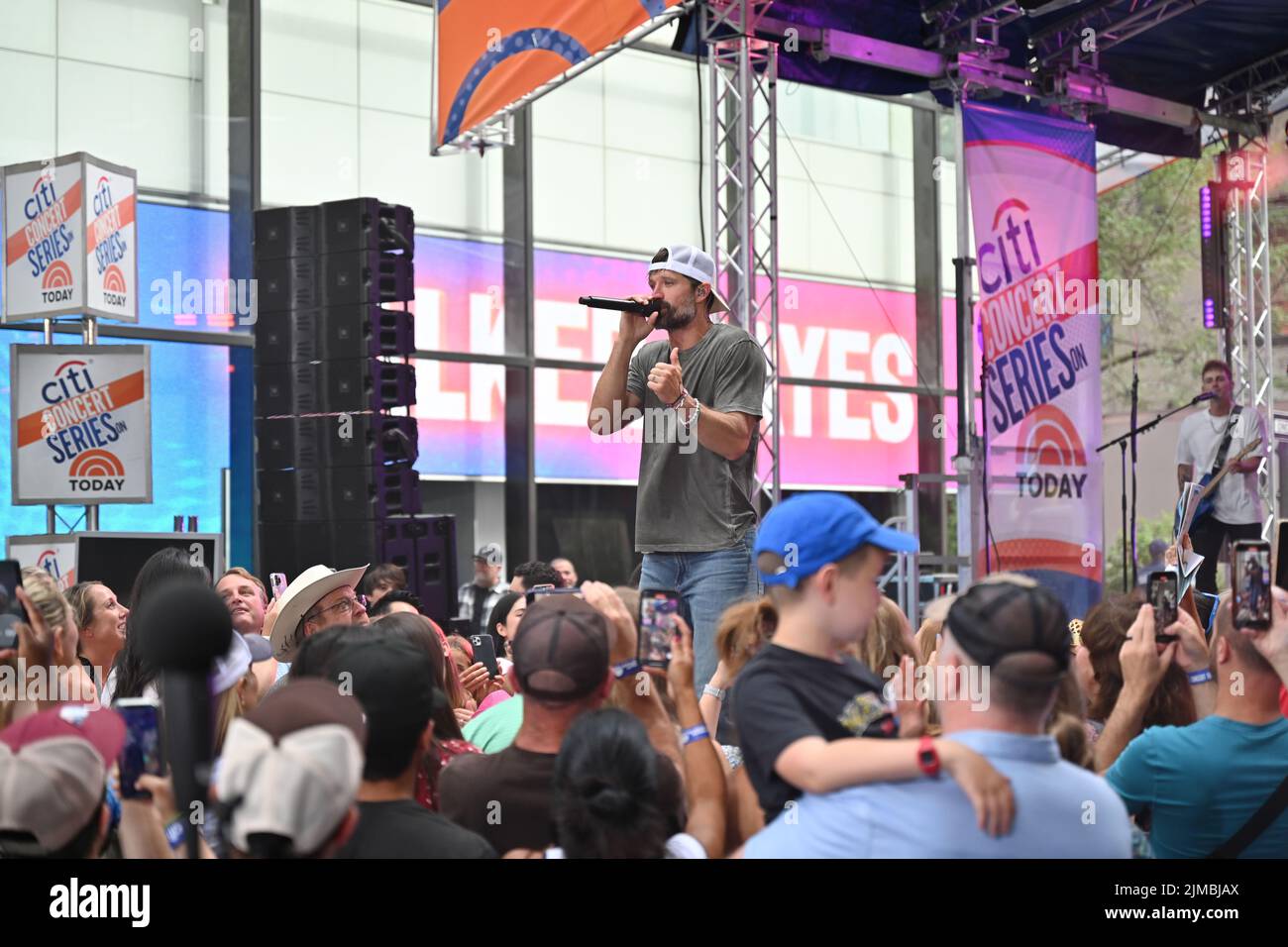 Walker Hayes on the Today Show on August 5, 2022 in New York. Stock Photo
