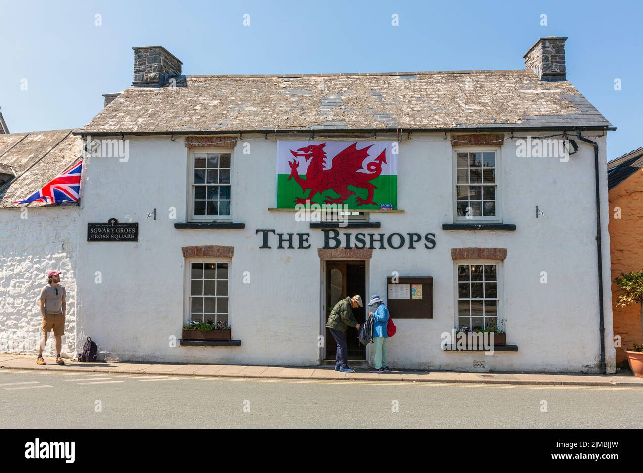 The Bishops, pub restaurant, St Davids, Pembrokeshire, Wales, UK Stock Photo
