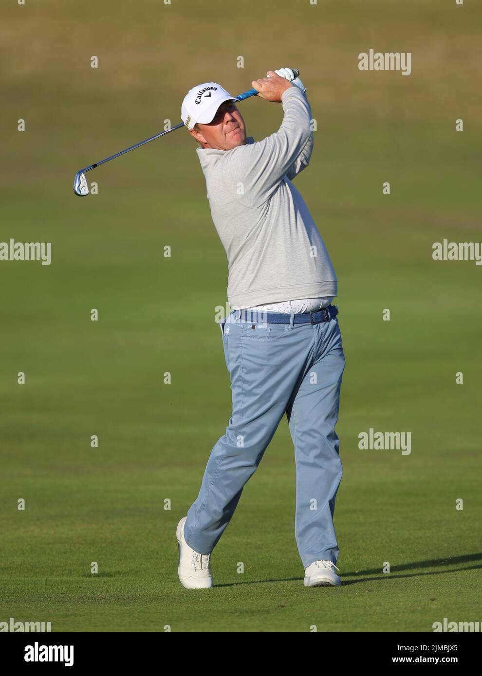 Ross McGowan during day two of the Cazoo Wales Open at the Celtic Manor Resort in Newport, Wales. Picture date: Friday August 5, 2022. Stock Photo