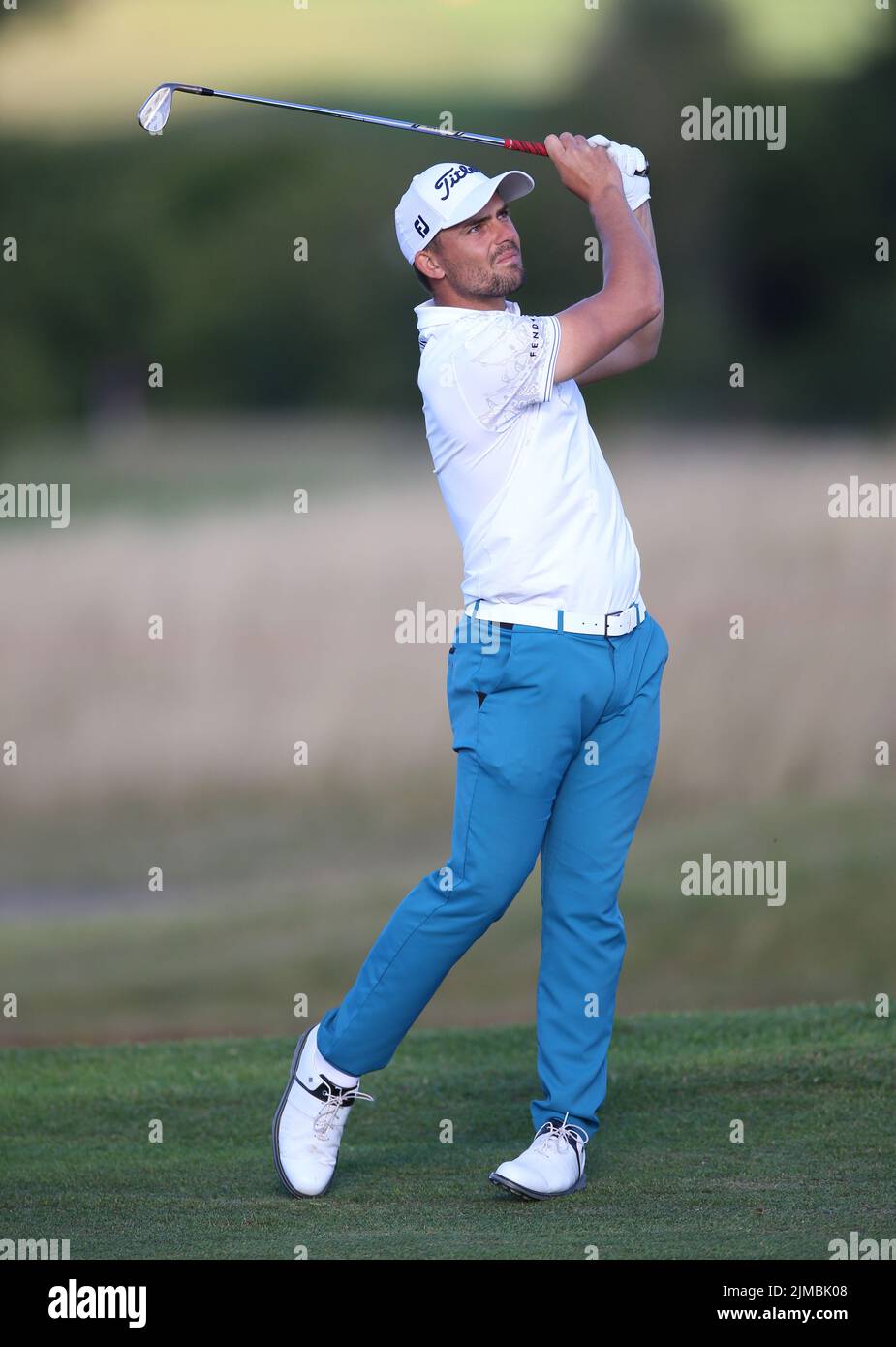 South Africa's Haydn Porteous during day two of the Cazoo Wales Open at the Celtic Manor Resort in Newport, Wales. Picture date: Friday August 5, 2022. Stock Photo