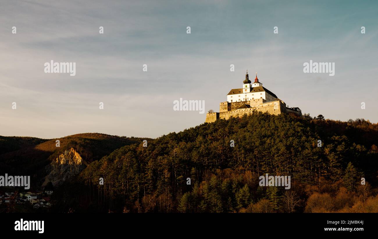 Castle Forchtenstein in Austria's Burgenland Stock Photo