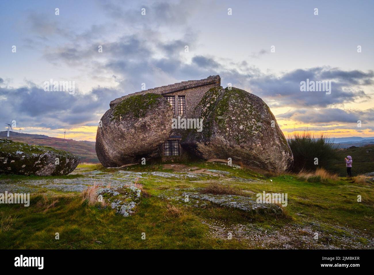 Stone house, Fafe Stock Photo