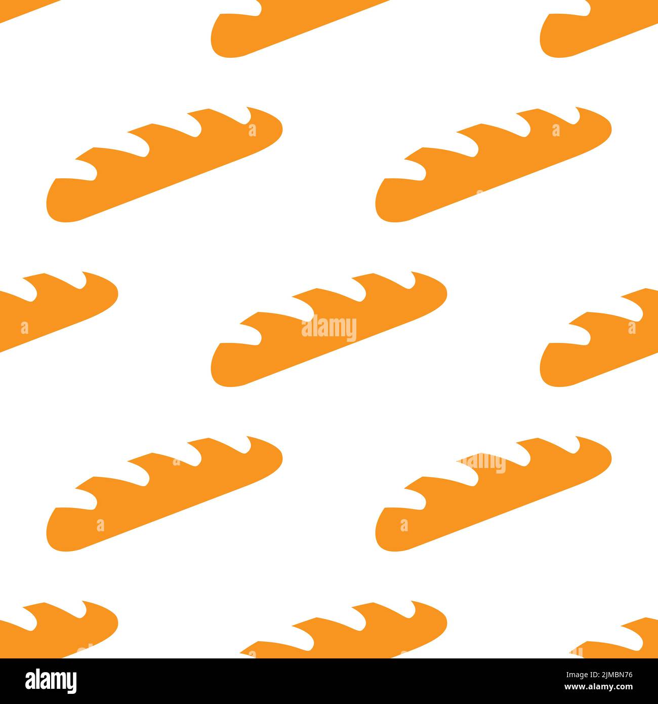 Bread seamless pattern for your background design. Stock Vector