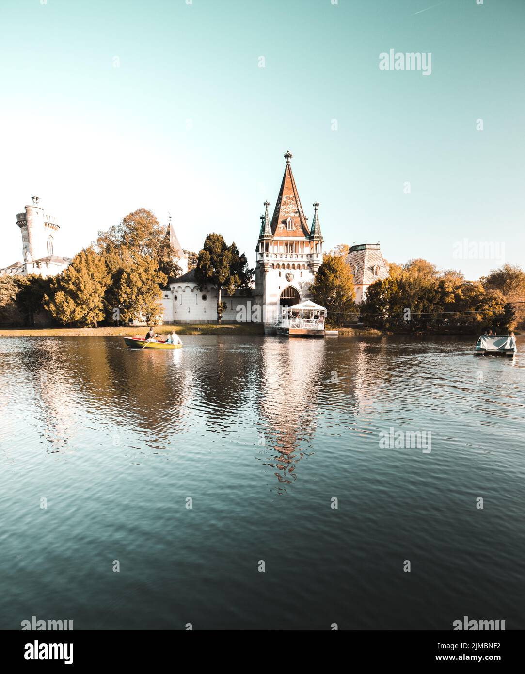 Laxenburg Water Castle, in Lower Austria Stock Photo