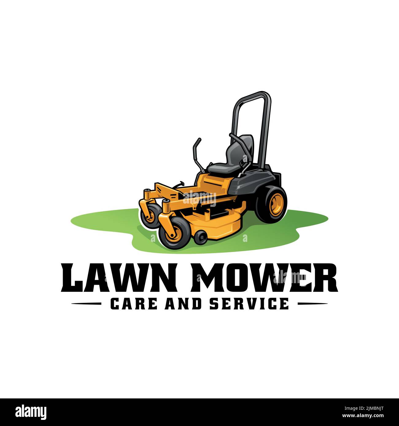 lawn mower vector, best for logo, illustration or other advertisement Stock Vector