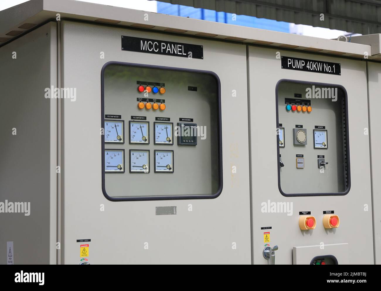 Electric control panel for controller the electrical system