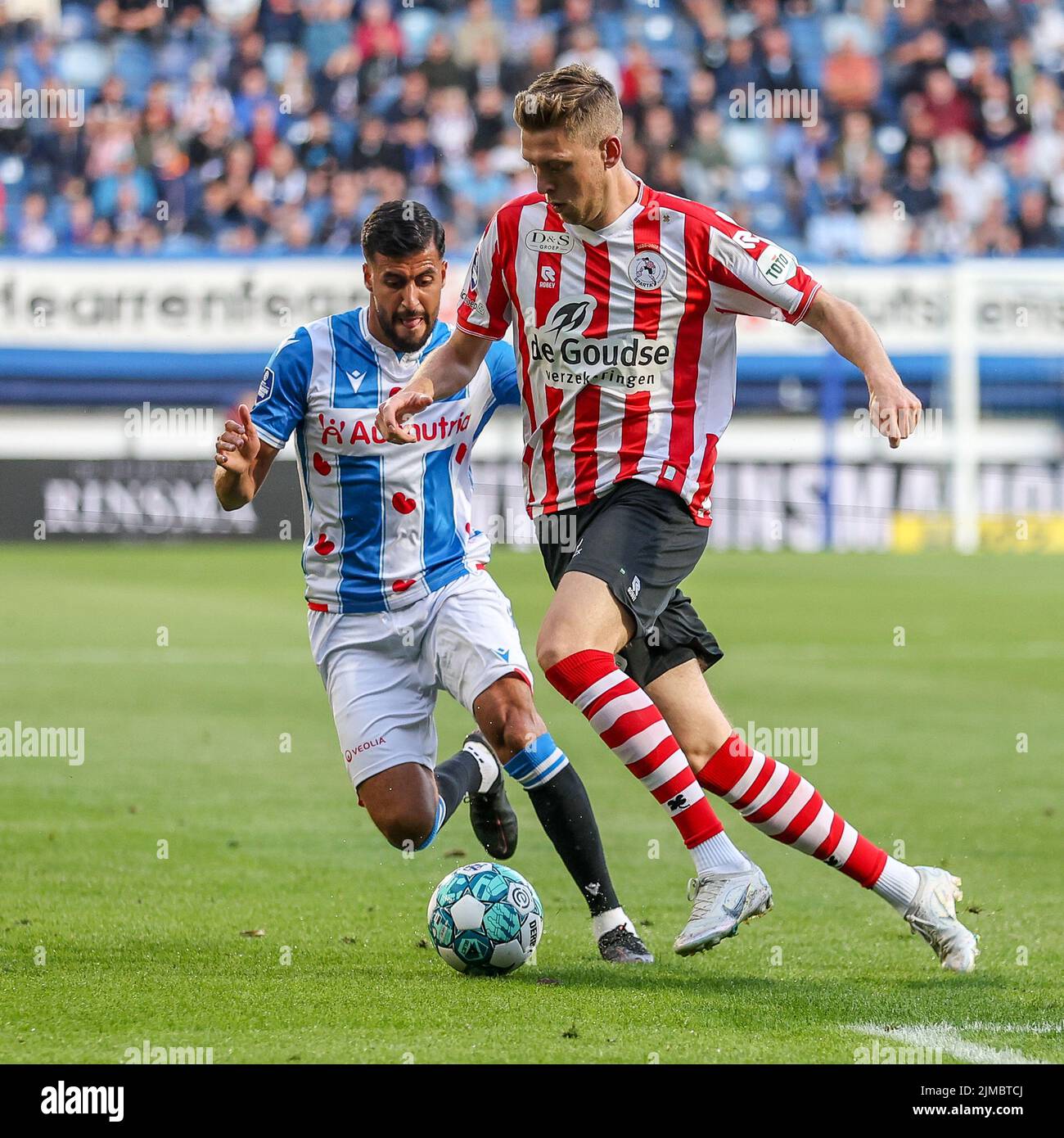 HEERENVEEN, NETHERLANDS - AUGUST 5: Tobias Lauritsen Of Sparta ...