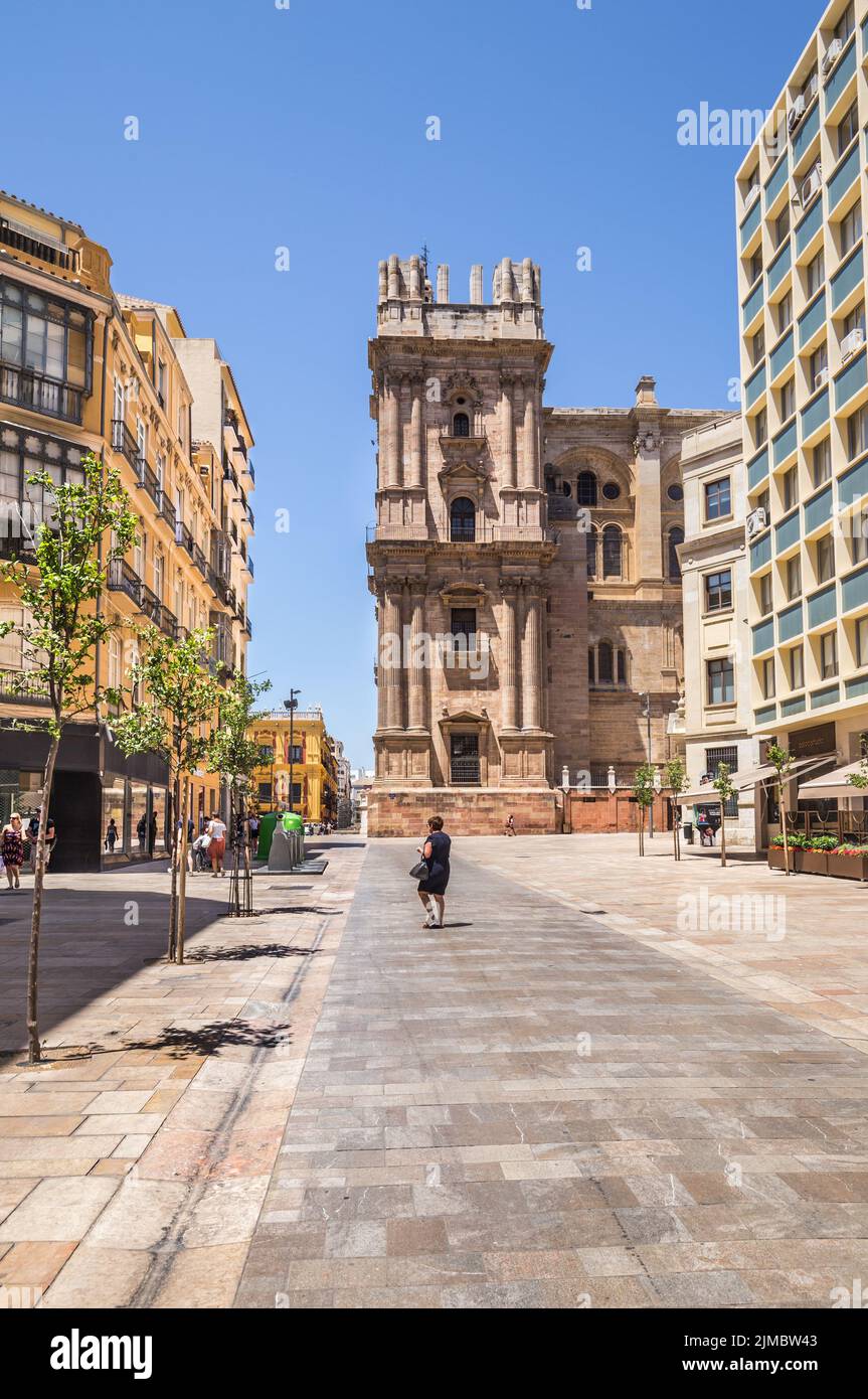 Urban landscape of Malaga Stock Photo