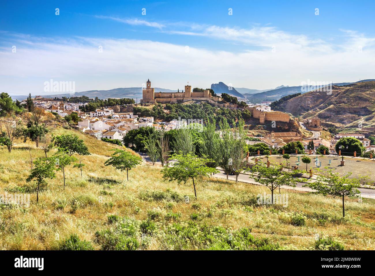 Ancient city Antequera in the center of Andalusia Stock Photo