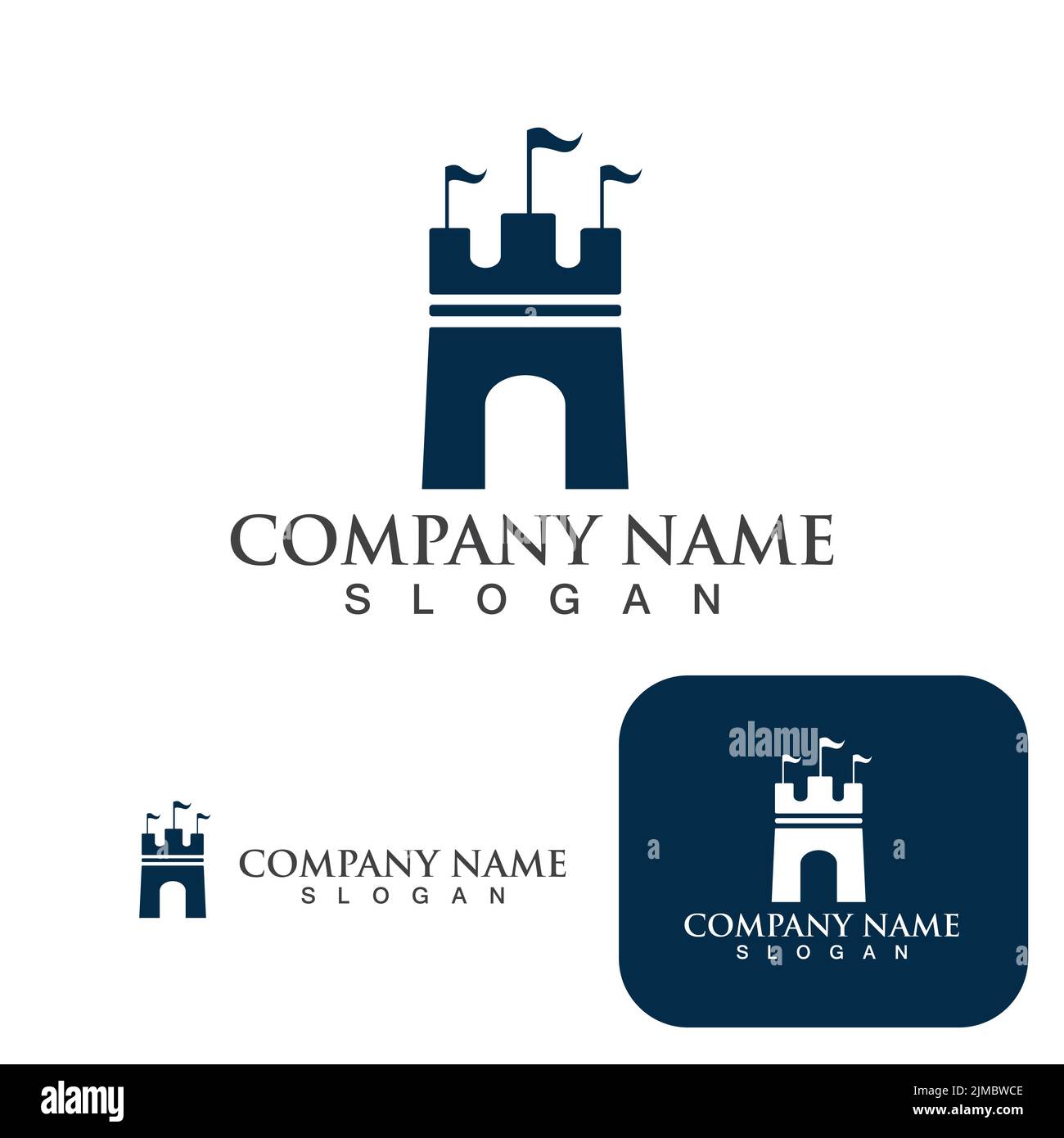 Fortress logo and symbol Stock Vector Image & Art - Alamy