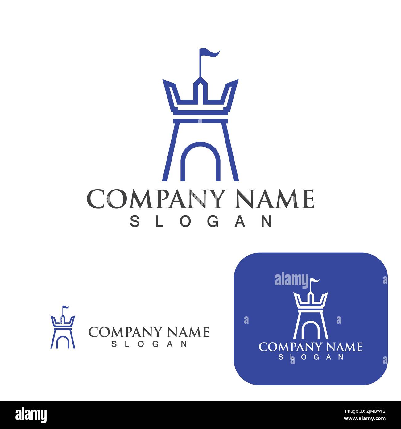 Fortress logo and symbol Stock Vector Image & Art - Alamy