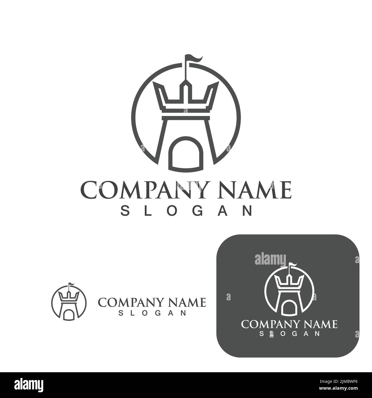 Fortress logo and symbol Stock Vector Image & Art - Alamy