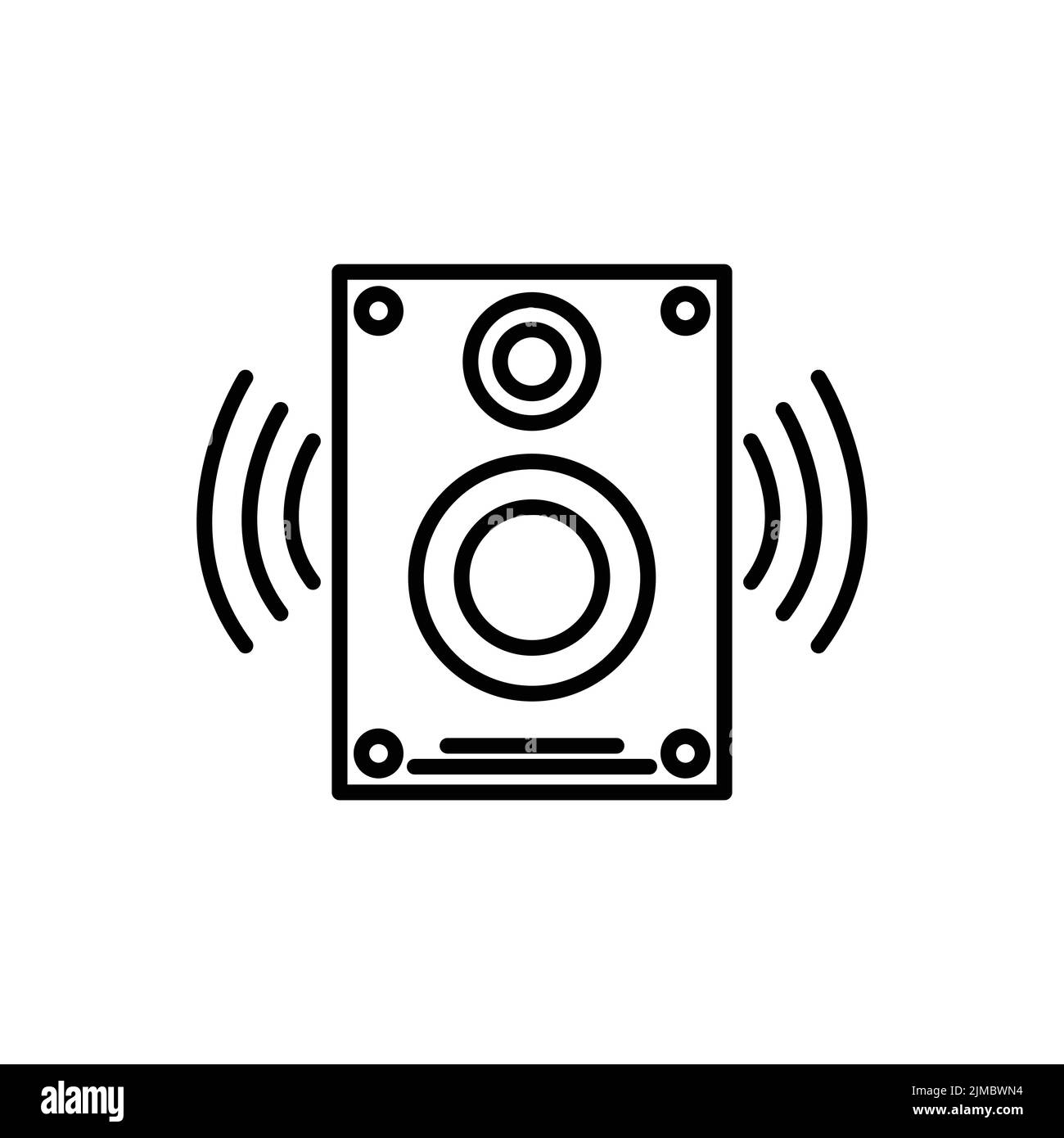Sound box icon. Icon related to electronic, technology. line icon style ...