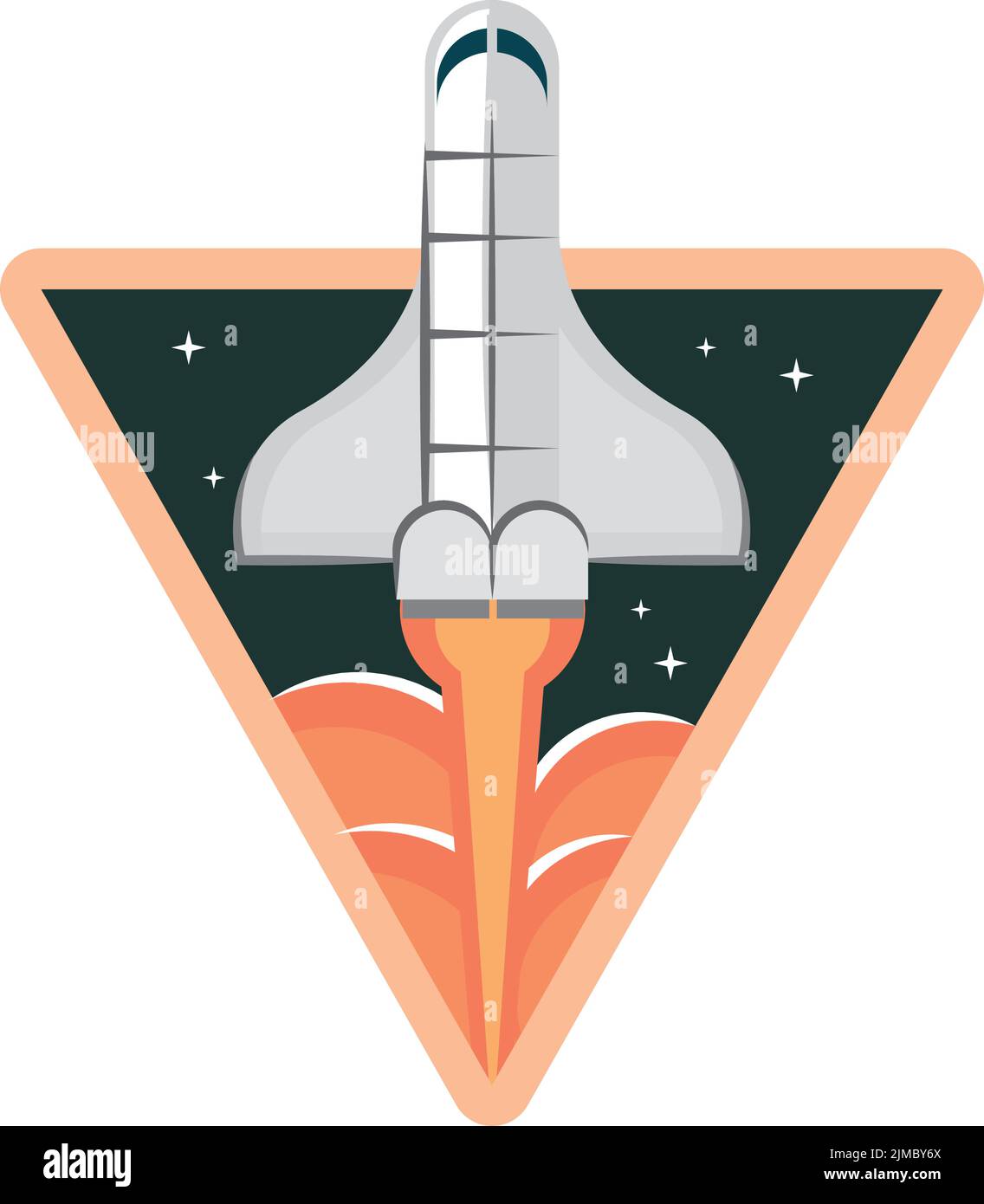 space retro badge Stock Vector Image & Art - Alamy