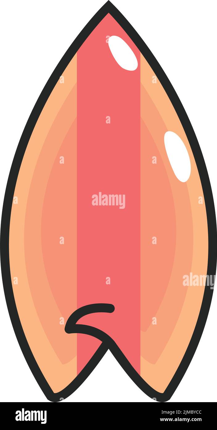 surfboard cartoon icon Stock Vector Image & Art - Alamy