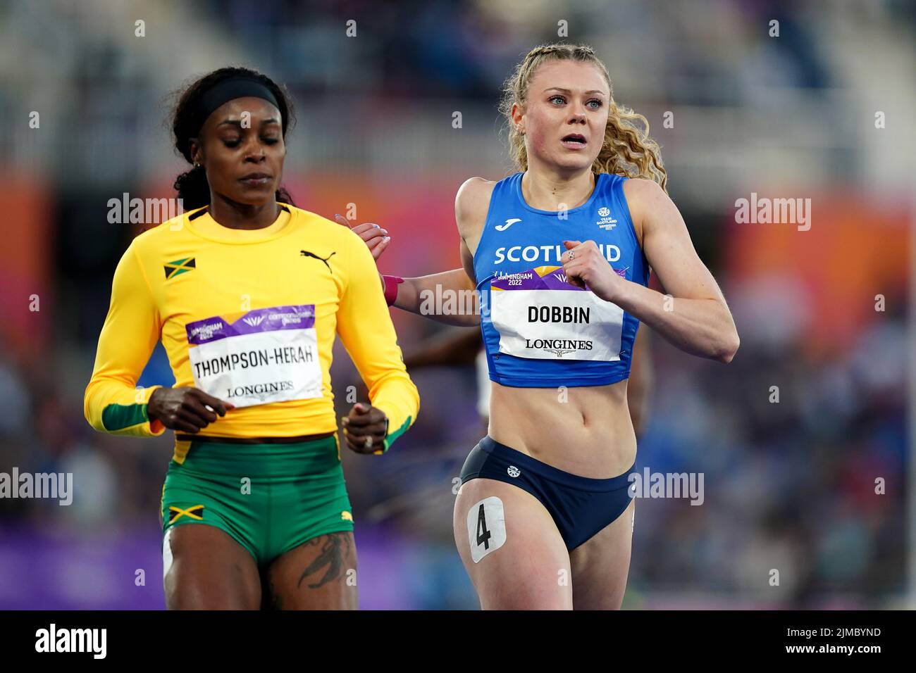 Scotland’s Beth Dobbin in action during the Women’s 200m Semi Final 3