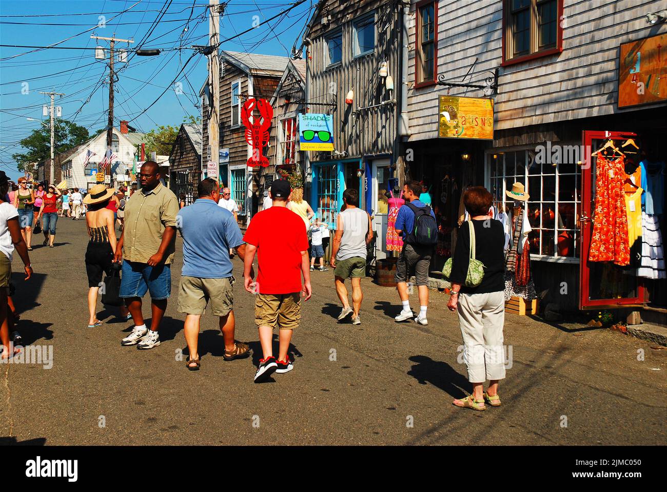 Summer vacation buying clothes shopping hi res stock photography