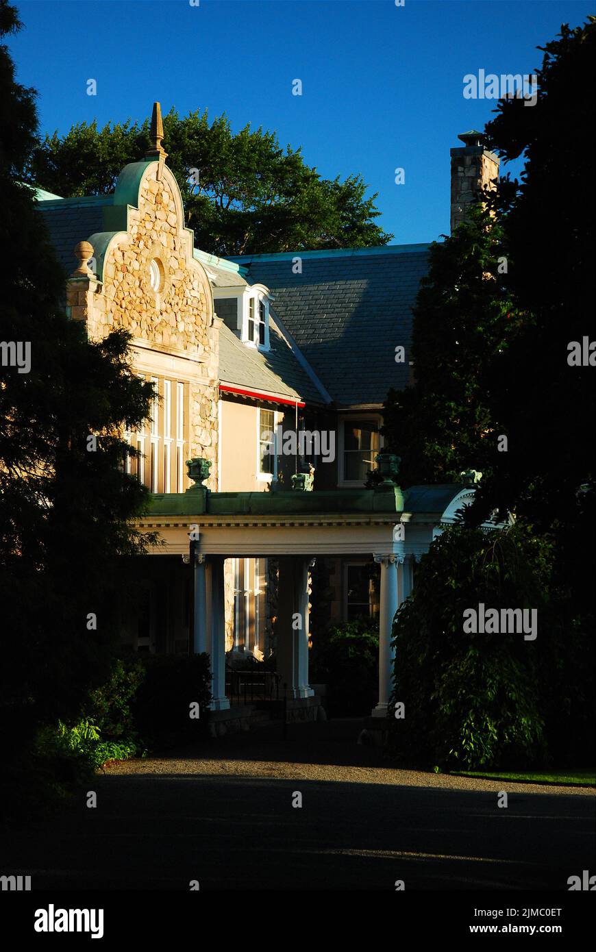 The Blythewood manor in Bristol Rhode Island was the home of a coal
