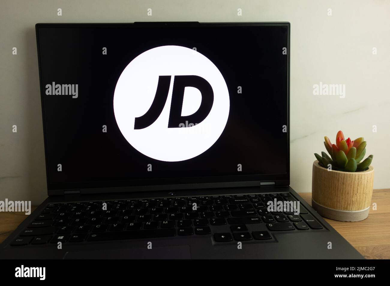 KONSKIE, POLAND August 04, 2022 JD Sports Fashion plc, British