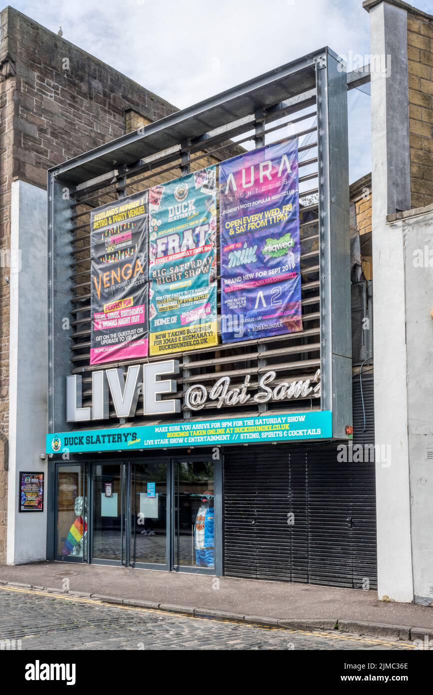 Fat Sam's live music venue in Dundee. Stock Photo