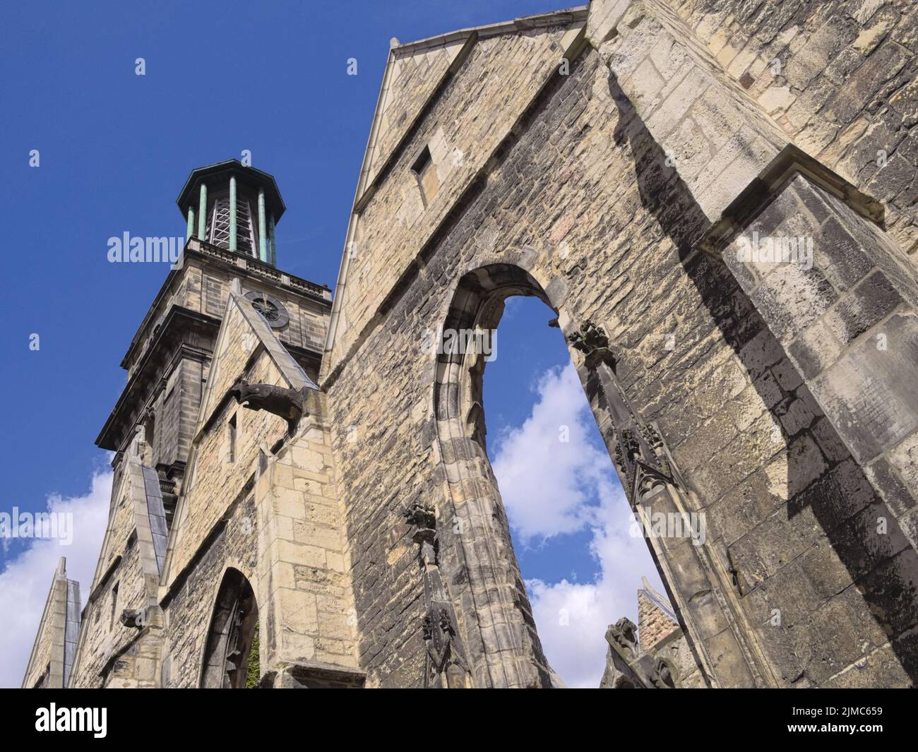 Hanover - Memorial Aegidienkirche, Germany Stock Photo