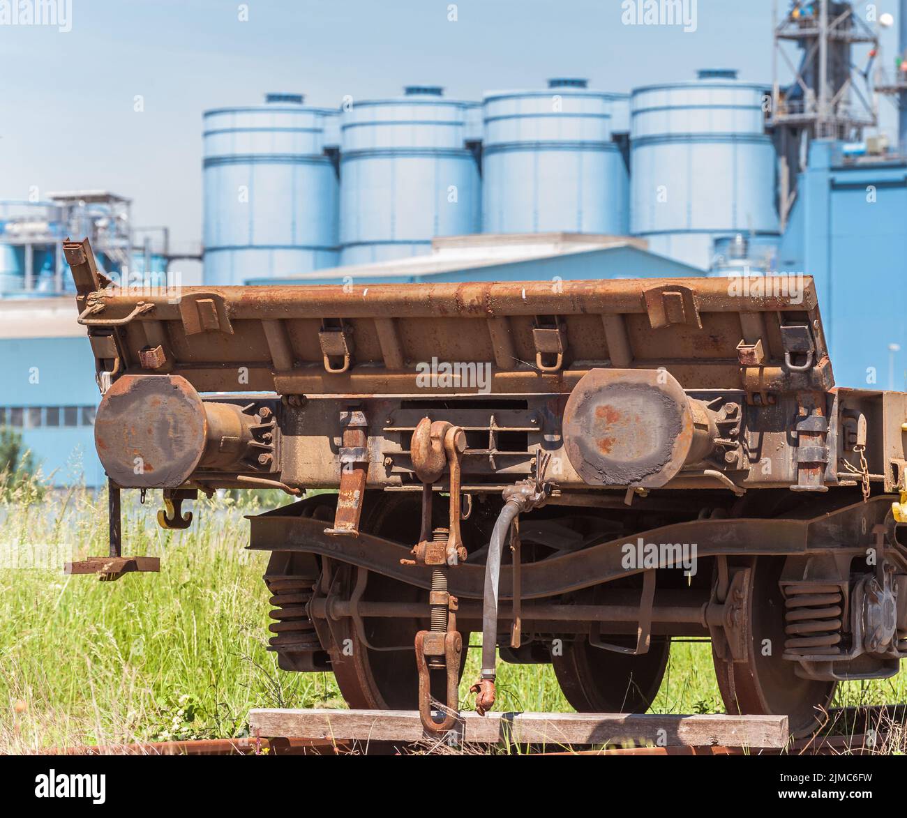 Freight wagon rail Stock Photo Alamy