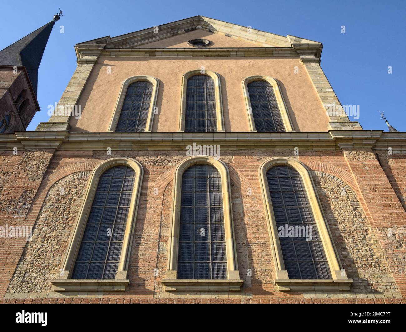 Trier - Trier Cathedral with partly Roman masonry, Germany Stock Photo