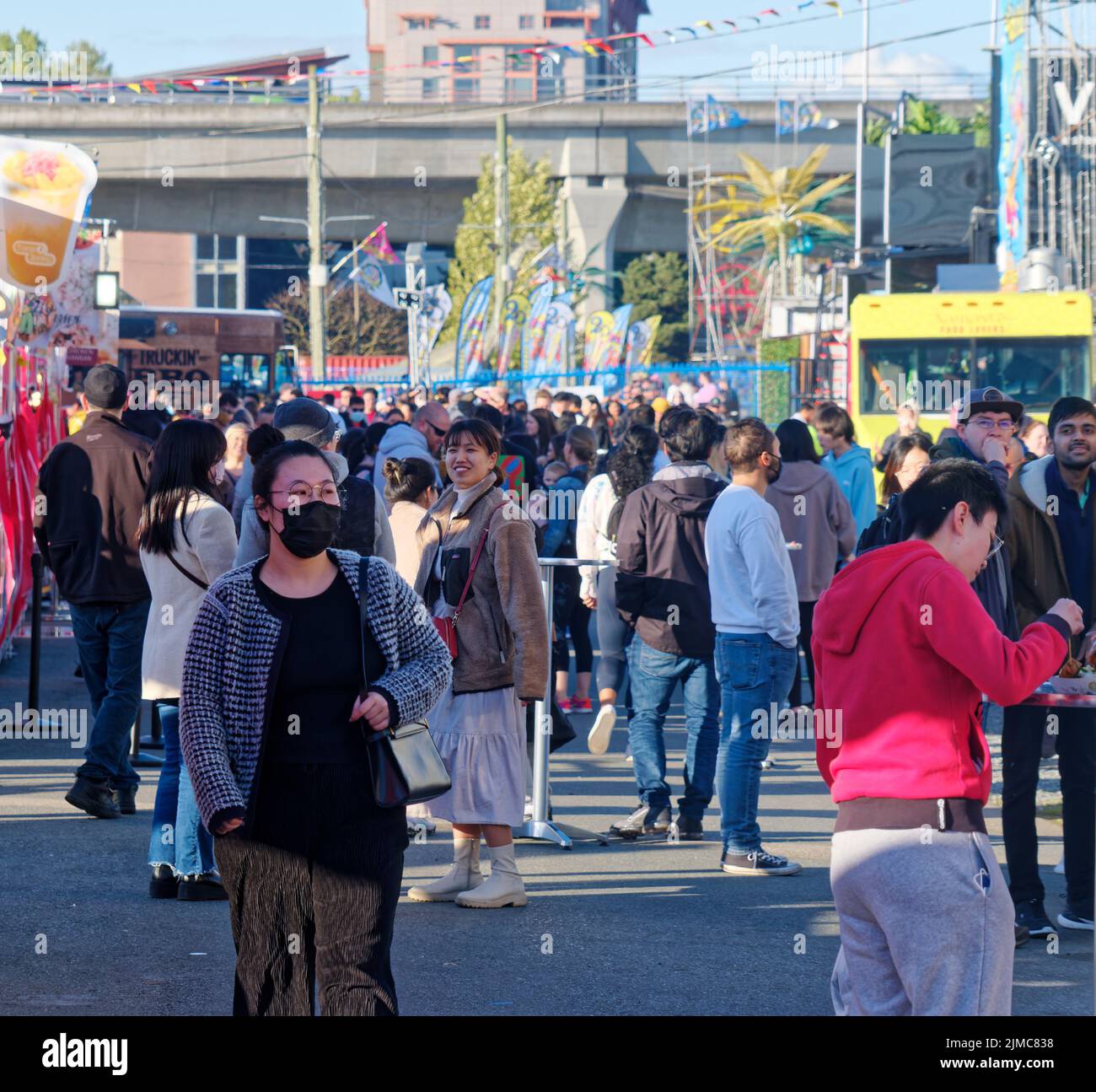 RICHMOND, BRITISH COLUMBIA - April 30, 2022 : Since 2000, the Richmond Night Market has grown into the largest Night Market in North America, attracti Stock Photo