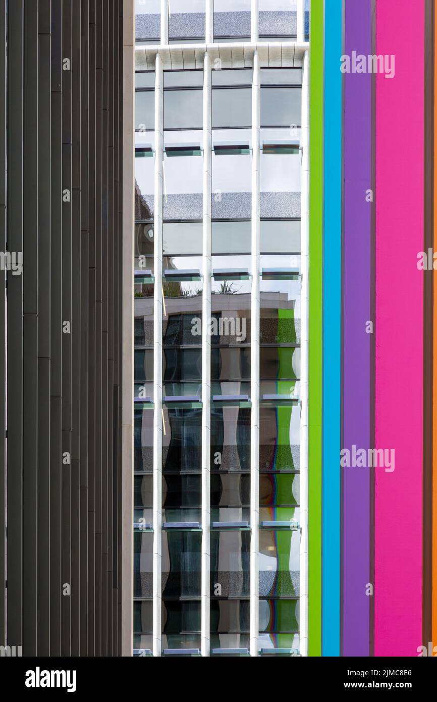 Colourful modern architecture, Birmingham city centre, UK. 2022 Stock Photo