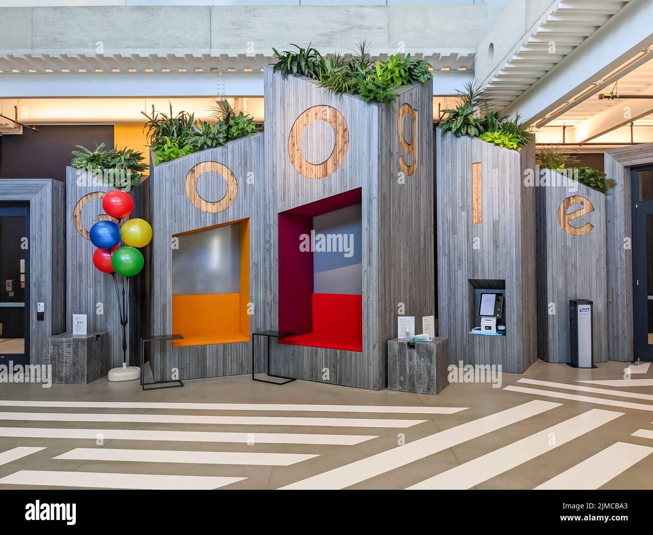 Mountain View, California, USA - May 28, 2022: The Interior View Of The ...