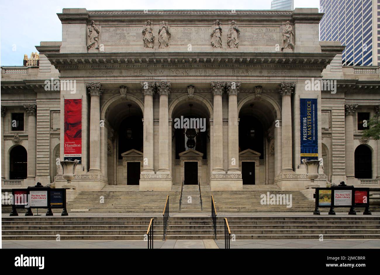 New York Public Library, NYPL, New York City, New York, USA Stock Photo