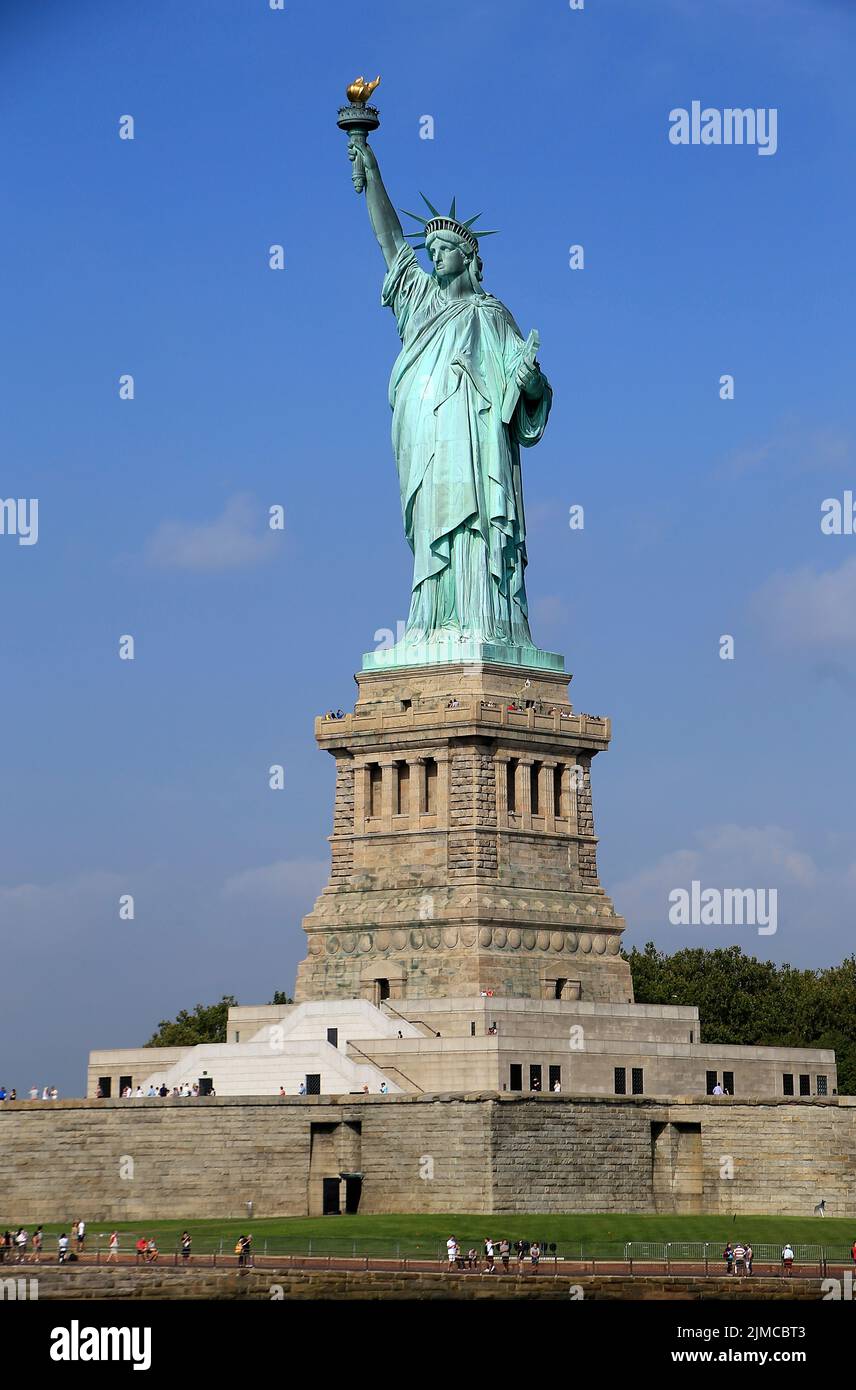 New York, Liberty Island, Statue of Liberty, New York, USA Stock Photo