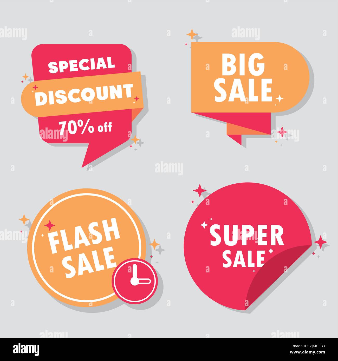 icon collection sale Stock Vector Image & Art - Alamy
