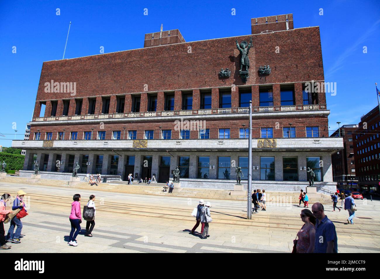 City Hall of Oslo, Norway Stock Photo