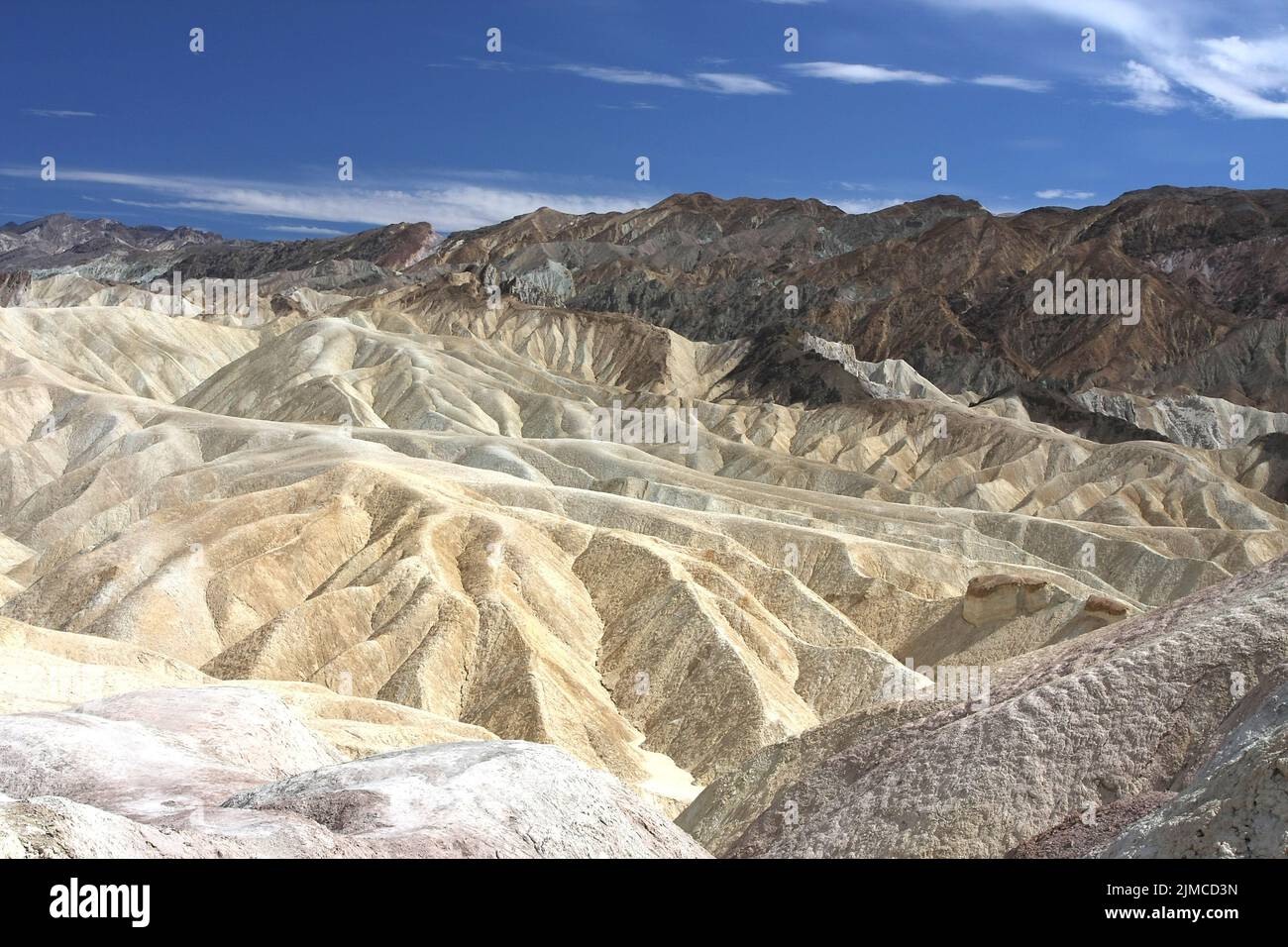 Rock formations, Death Valley National Park, Mojave Desert, California, USA Stock Photo